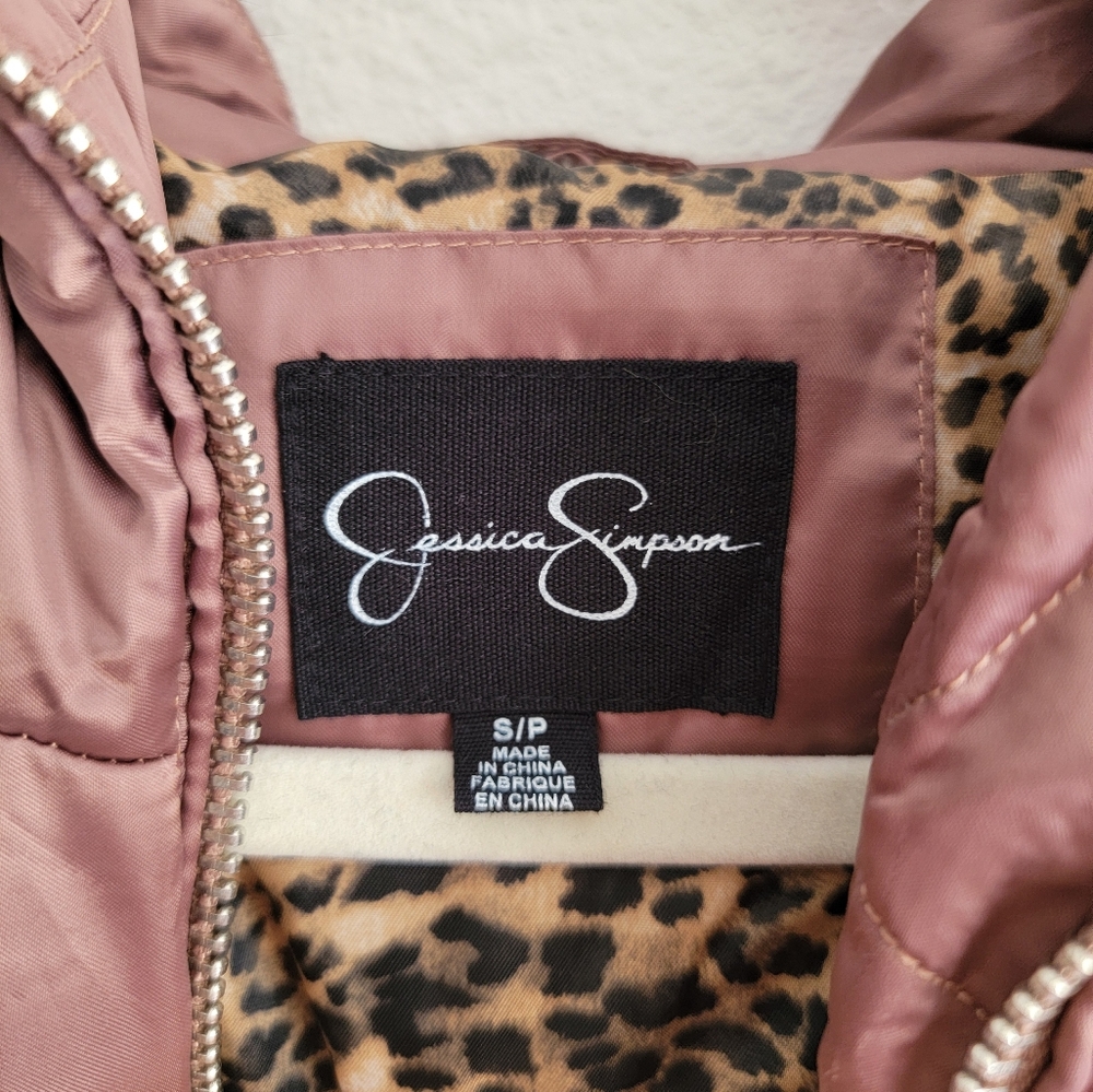 Jessica Simpson Pink Puffer Jacket - Picture 2 of 4
